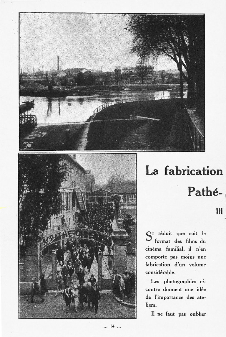 La fabrication des films Pathé-Baby  - août-septembre 1930 - Le Cinéma Chez Soi - page 1