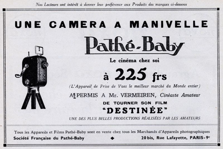 Caméra Pathé-Baby - 1935