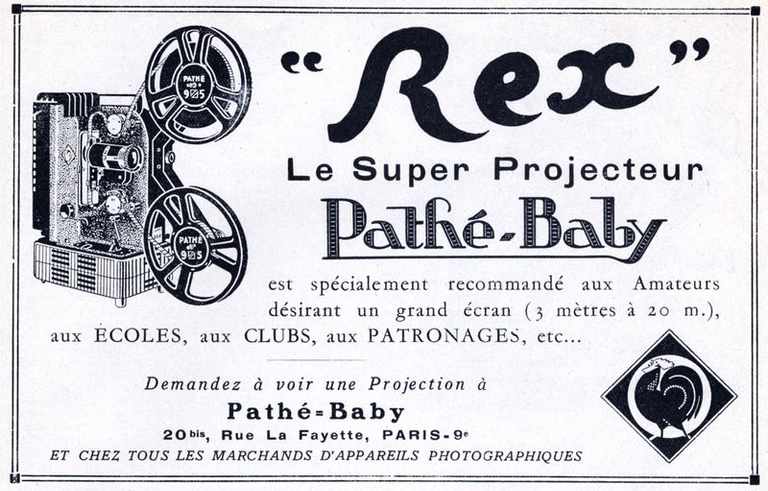 Projecteur Pathé Rex - 1935