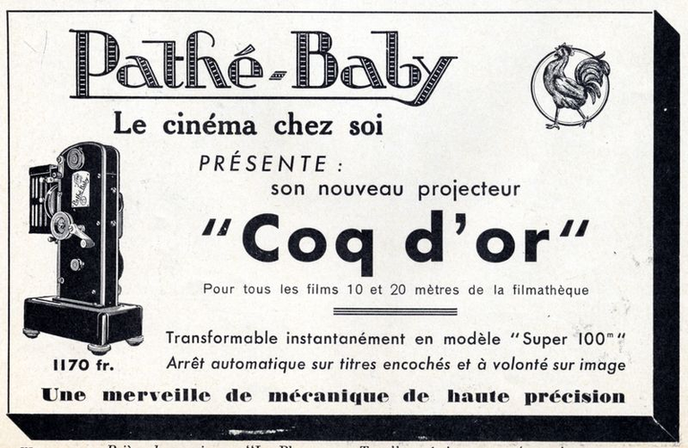 Projecteur Coq d'Or, Super 100 - 1937