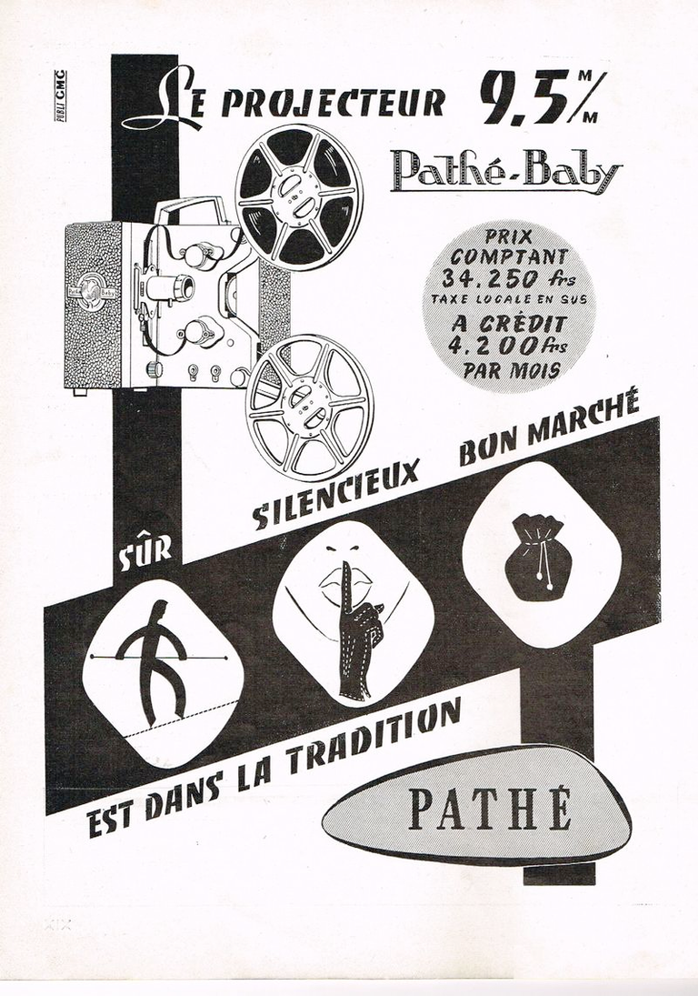 Projecteurs Pathé-Baby 9,5 - février 1954
