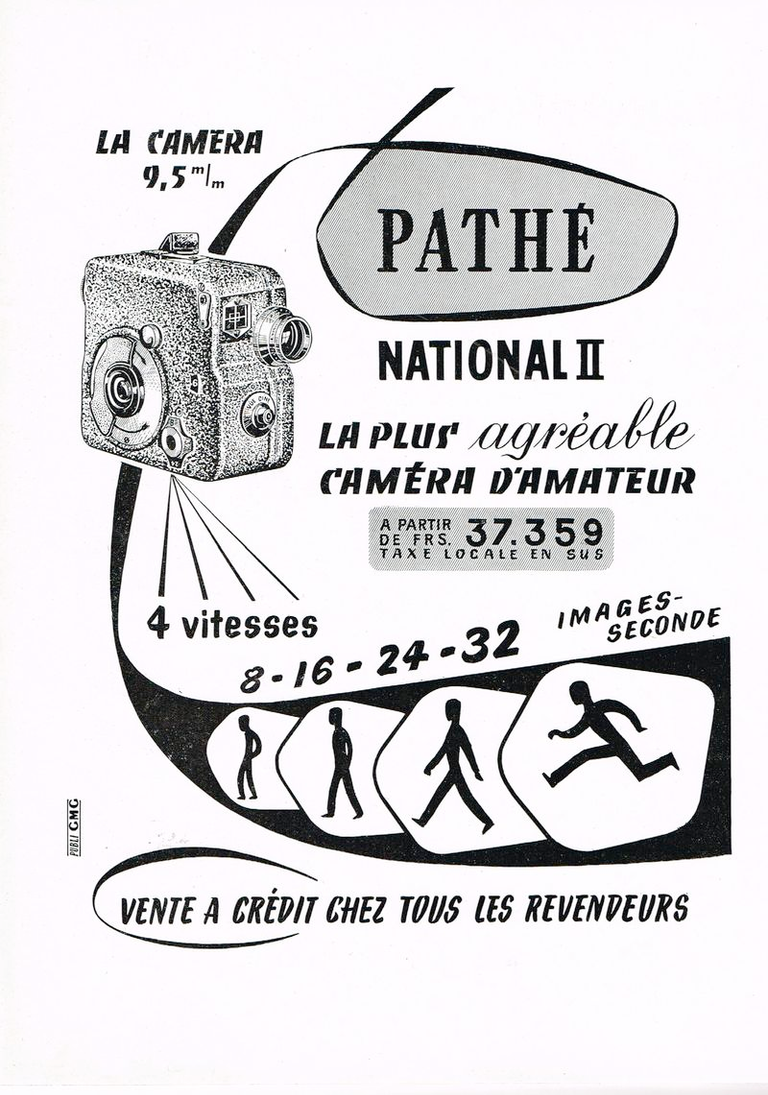 Caméra Pathé National II 9,5 - mars 1954