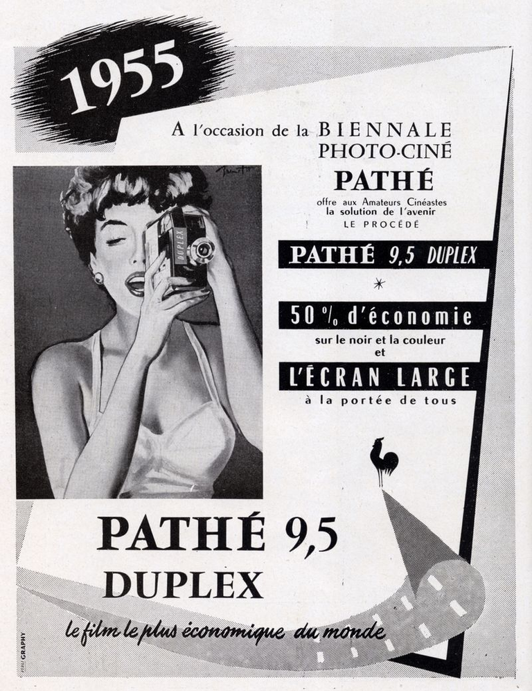 Caméras Pathé 9,5 Duplex - mai 1955