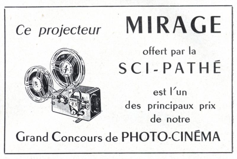 Projecteur Pathé Mirage 9,5 mm - 1960