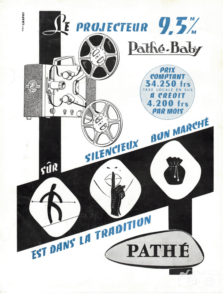 Pathé - Projecteur Pathé-Baby 9,5 mm - Pathé Ciné Revue nouvelle série n°10 - Automne 1954
