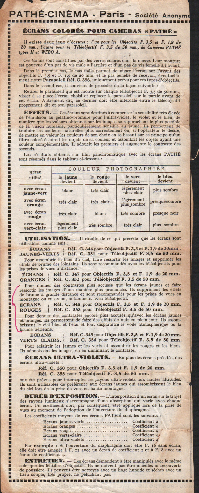 Ecrans Colorés recto