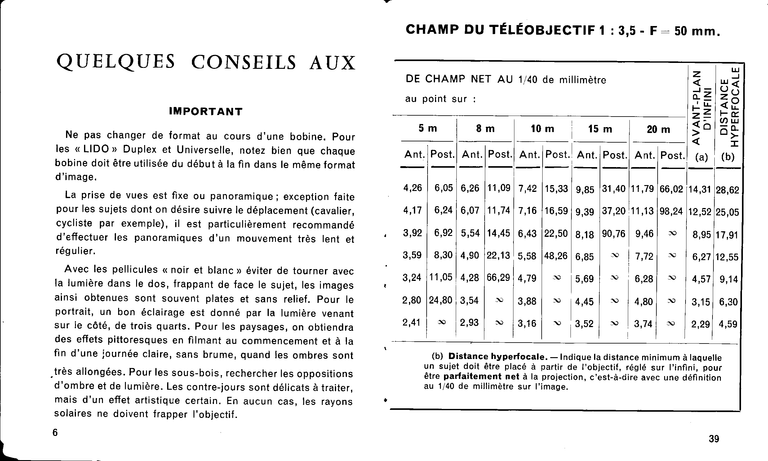 Lido 9,5 Universelle - Duplex - Classic - Notice - 7