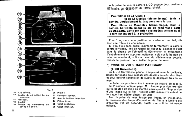 Lido 9,5 Universelle - Duplex - Classic - Notice - 15