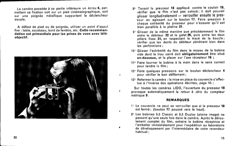 Lido 9,5 Universelle - Duplex - Classic - Notice - 16