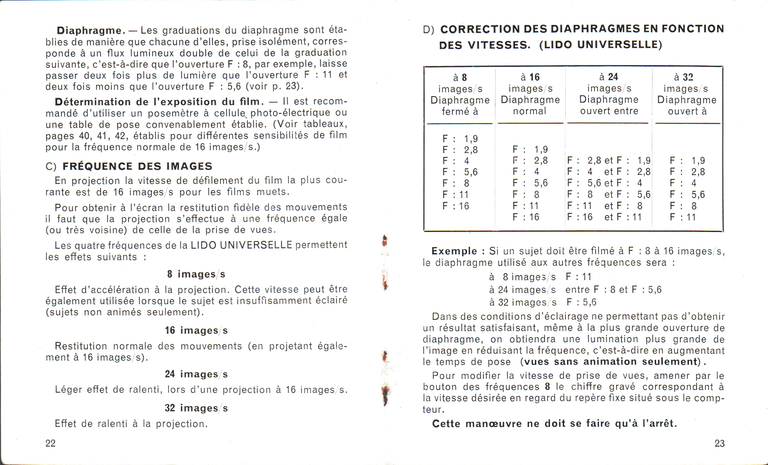 Lido 9,5 Universelle - Duplex - Classic - Notice - 23