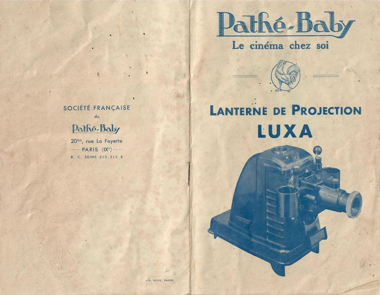 Mode d'emploi - Luxa - 1948 - pages 1 et 8