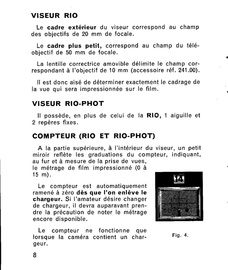 Rio Rio-Phot Notice - Ref 4.823-5-62