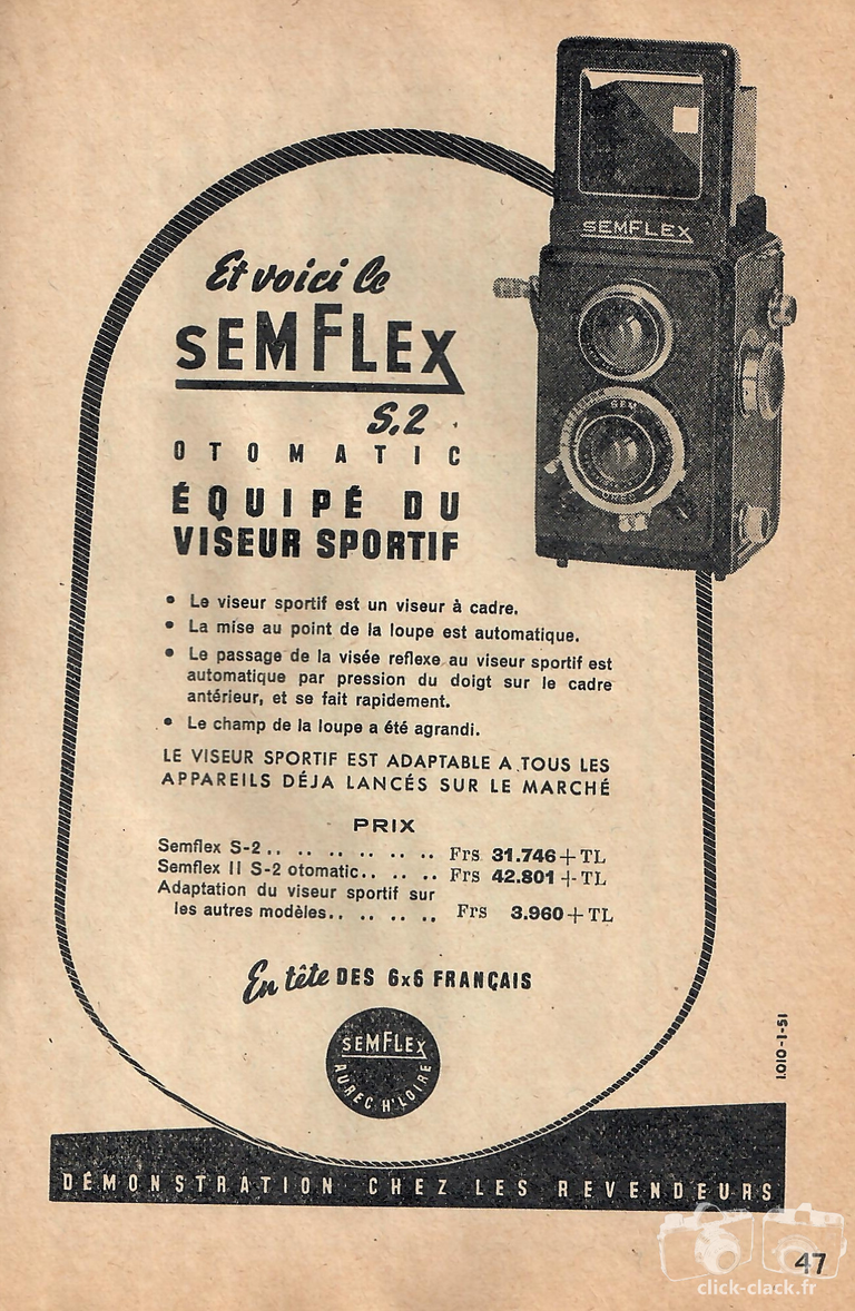 SEM - Semflex S2 Otomatic - juin 1951