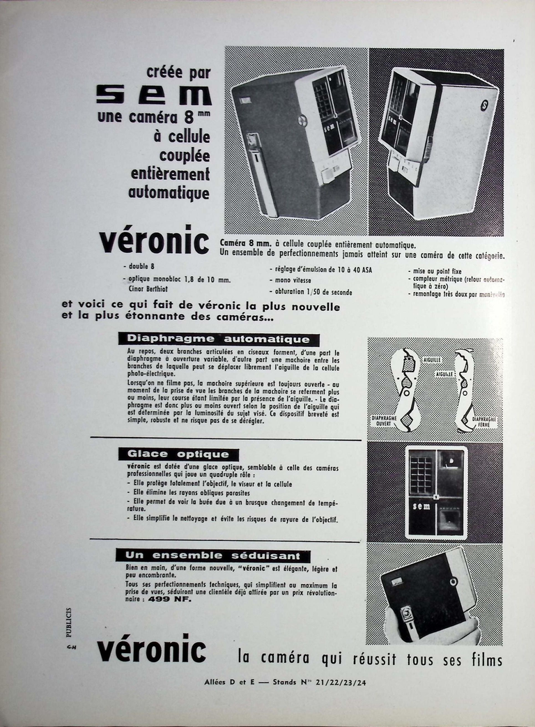 Pyral - Caméra Véronic - mars avril 1960 - Caméra huit n°15
