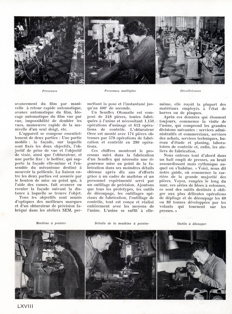 Les usines SEM à Aurec - juin 1953 - Photo-Cinéma - page 2