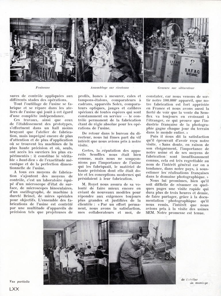 Les usines SEM à Aurec - juin 1953 - Photo-Cinéma - page 4