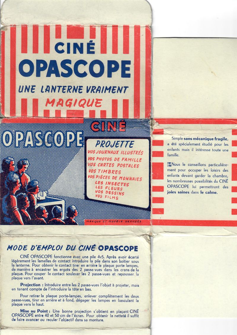 Boîte du Ciné Opascope