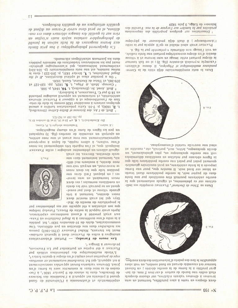 Le Phénakistiscope de Plateau  La revue française de photographie n°193 - 01 janvier 1928 - page 2