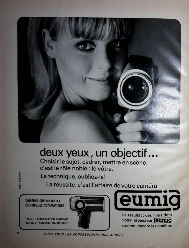 Eumig - Caméras et Projecteurs - Photo - avril 1968