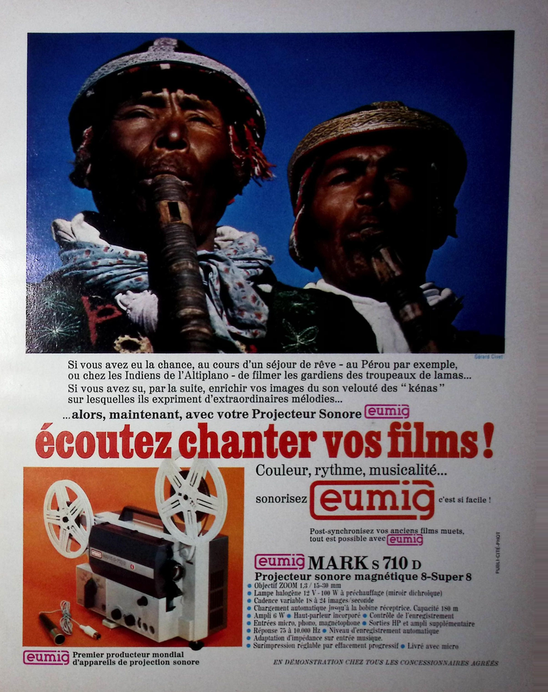Eumig - Projecteur Mark S 710 D - Photo - janvier 1973