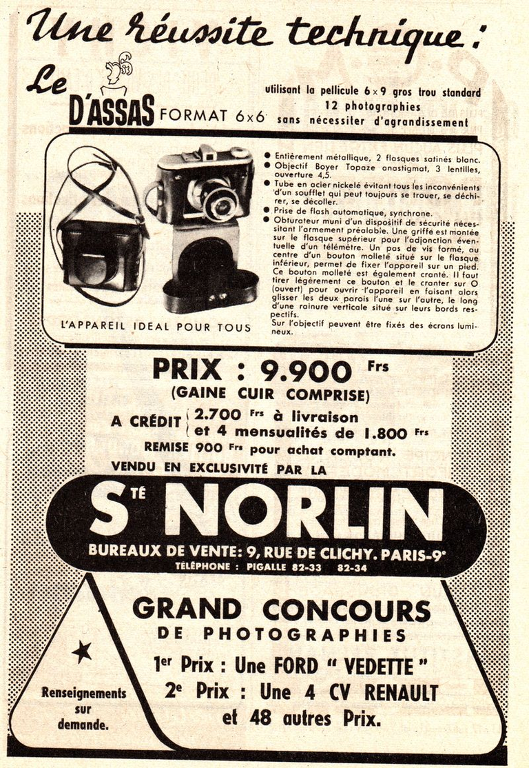 Alsaphot - Le Norlin 6 x 6 - juillet 1950 - Sciences & Vie