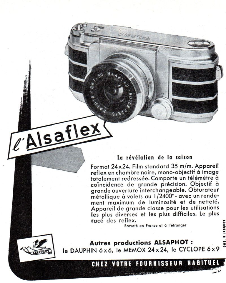 Alsaphot - L'Alsaflex - avril 1952 - Réalités