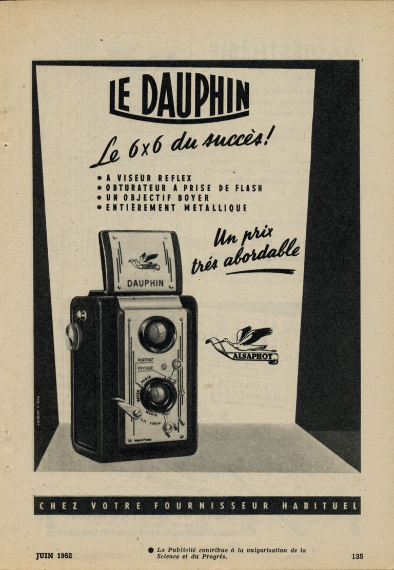 Alsaphot - Le Dauphin - juin 1952 - Mécanique Populaire