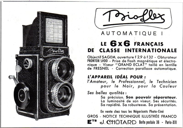 Alsaphot - Le Bioflex - juin 1955 - Photo-Cinéma