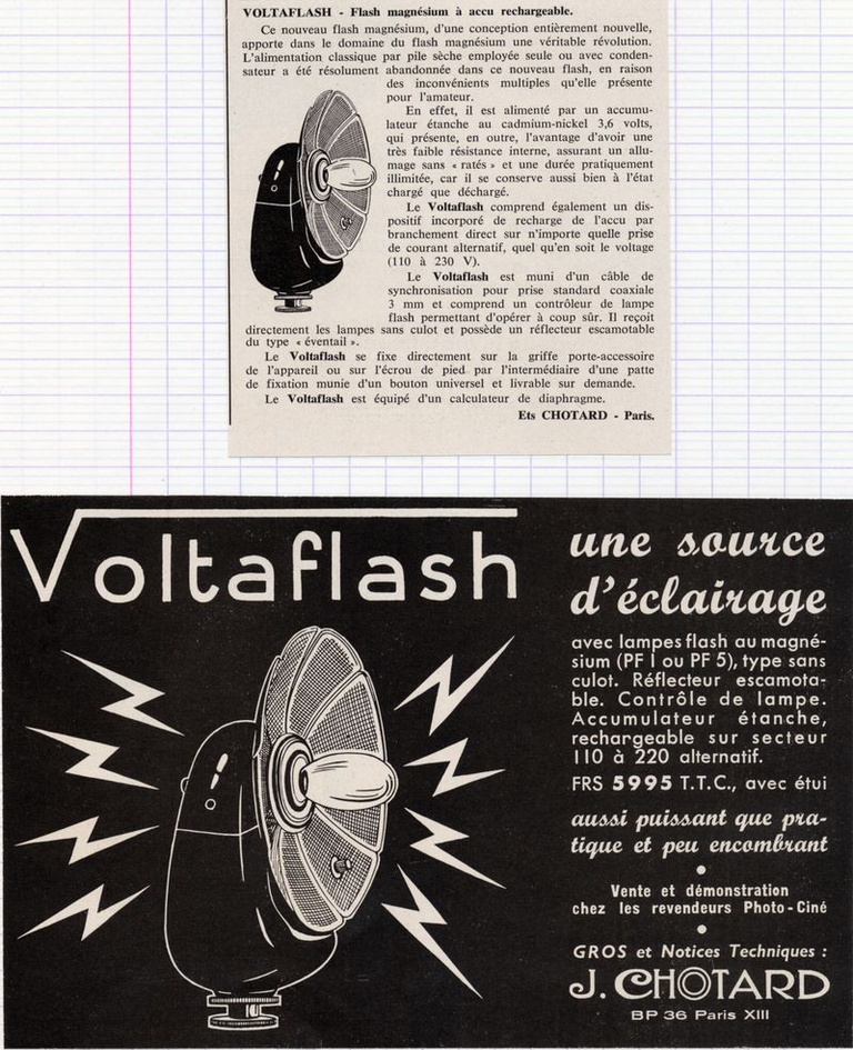 Alsaphot - Le Voltaflash - 1958