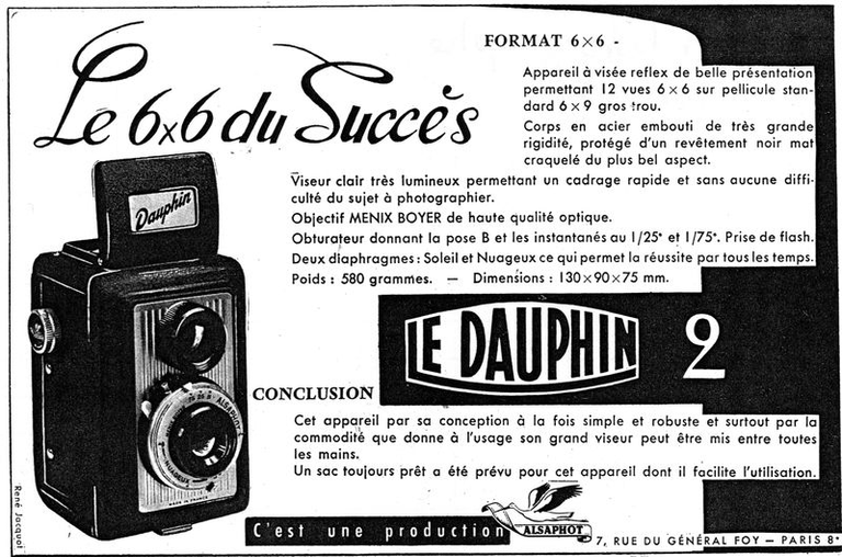 Alsaphot - Le Dauphin 2 - mars 1959 - Le Photographe