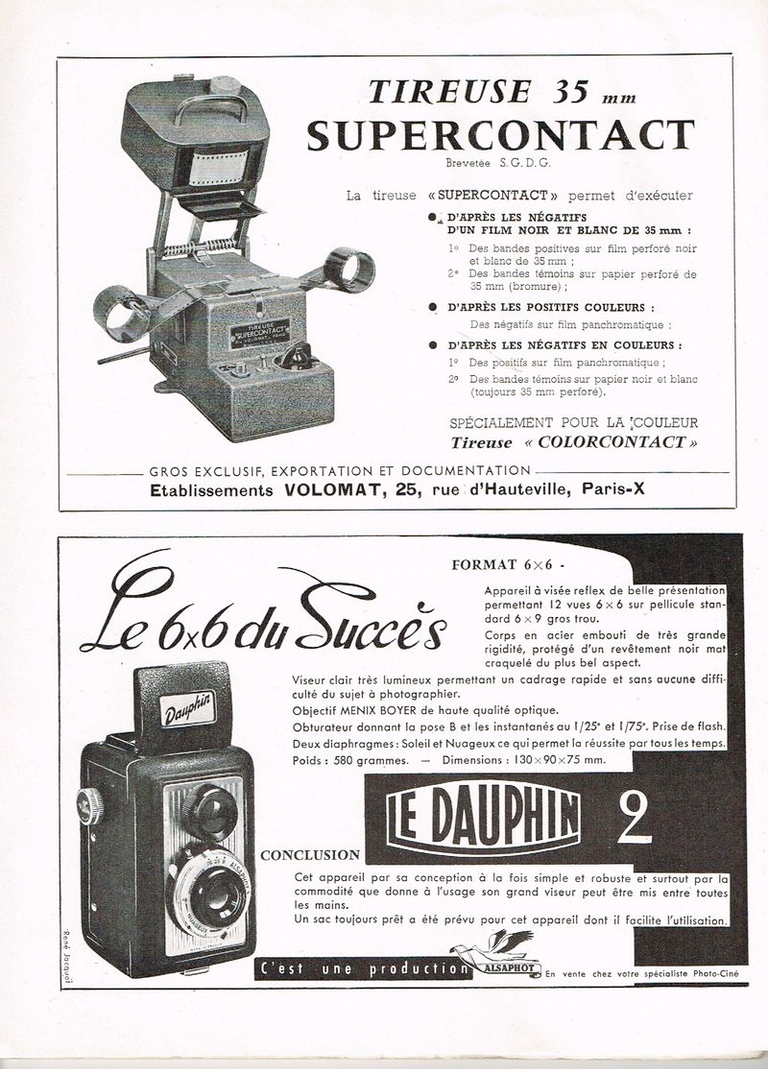 Alsaphot - Le Dauphin 2 - avril 1959 - Photo-Cinéma