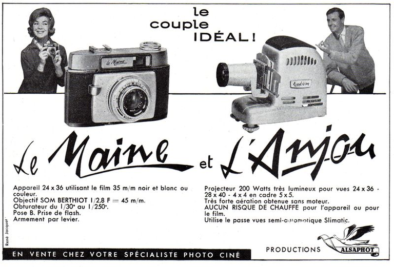 Alsaphot - Le Maine, L'Anjou - décembre 1959 - Photo-Cinéma