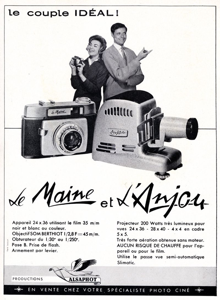 Alsaphot - Le Maine, L'Anjou - mars 1960 - Photo-Cinéma