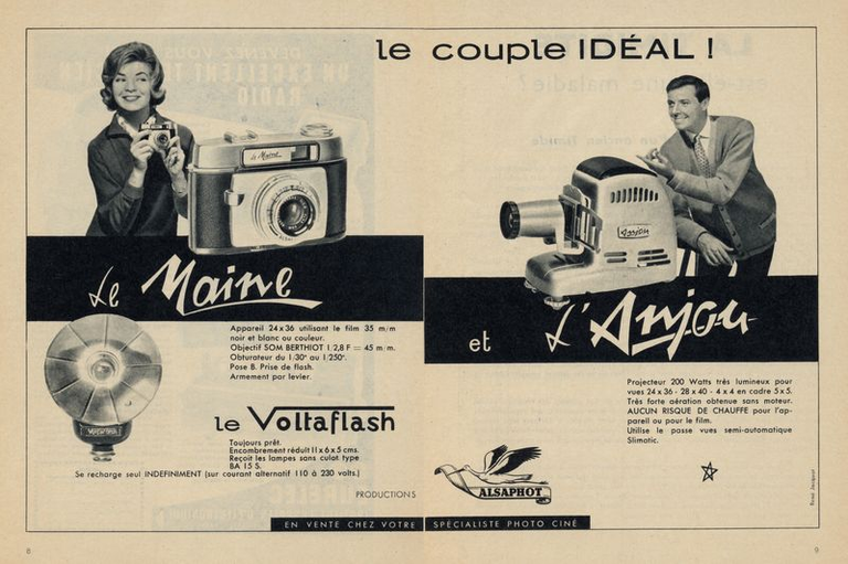Alsaphot - Le Maine, L'Anjou, Le Voltaflash - 1960