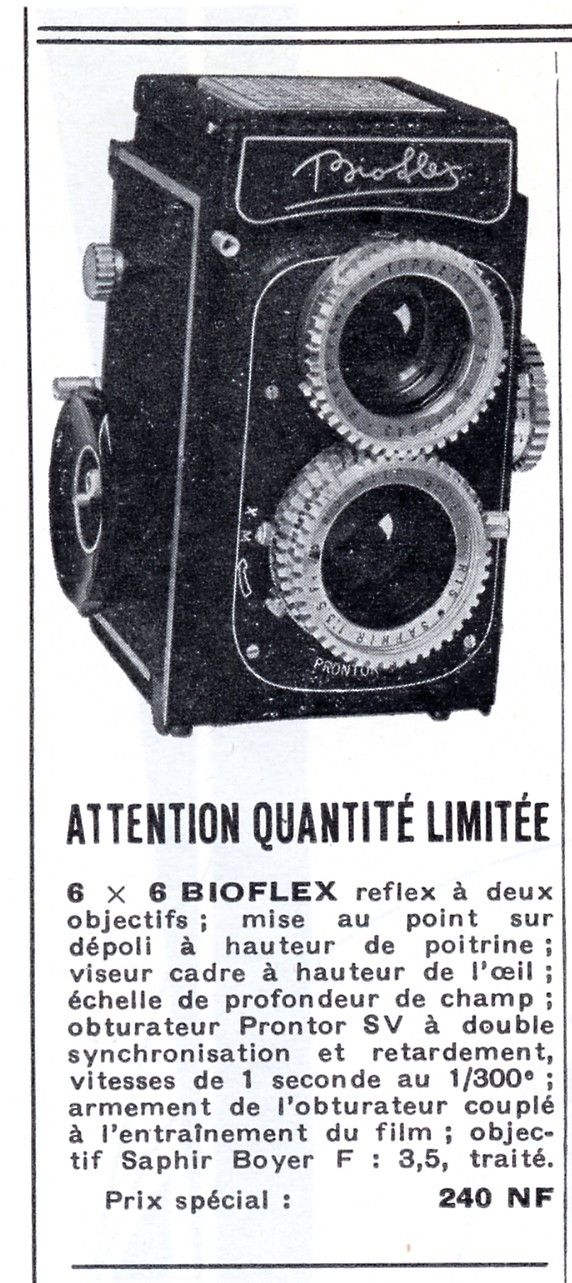 Alsaphot - Le Bioflex - 1963