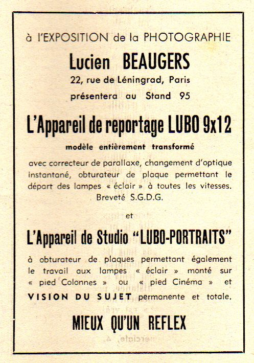Beaugers - Lubo, Lubo-Portraits - mars 1946 - Photo-Cinéma