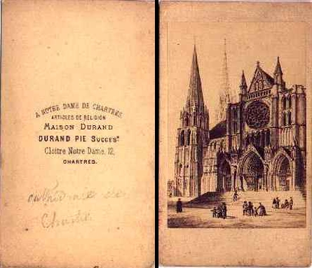 Chartres - A Nôtre Dame de Chartres  - Articles de Religion - Maison Durand - Durand Pie Successeur - Cloître Notre Dame, 12 -  Chartres
