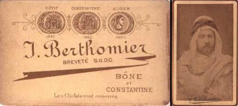 Bône-et-Constantine - J. Berthonier - Breveté SGDG - Bône-et-Constantine - Les clichés sont conservés