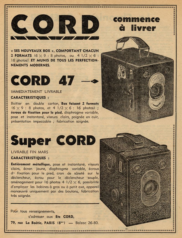Cord - Cord 47, Super-Cord