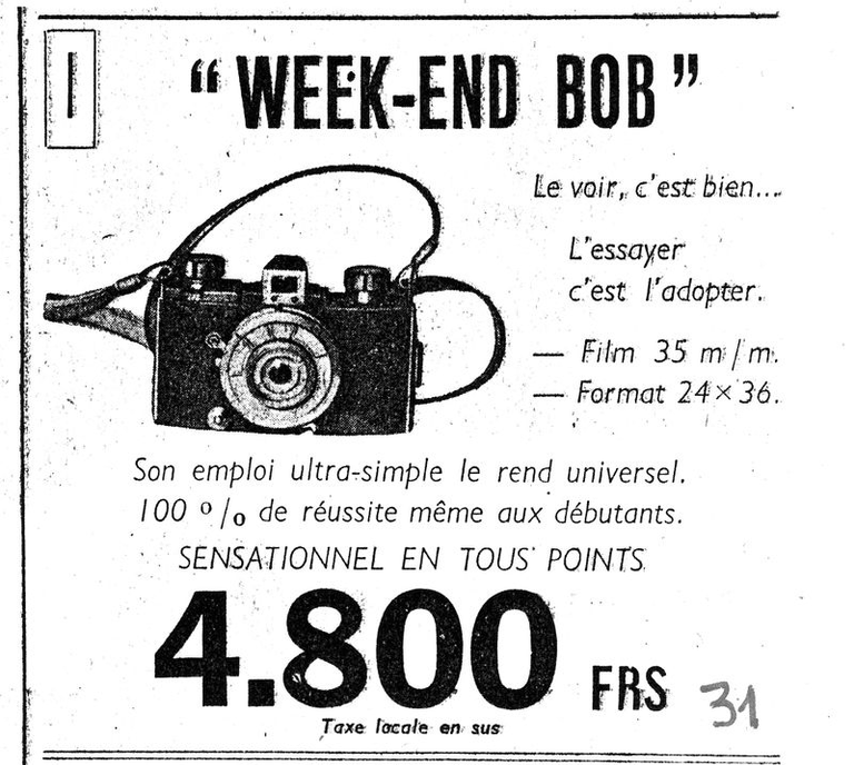 Cornu - Week-End Bob - janvier 1951
