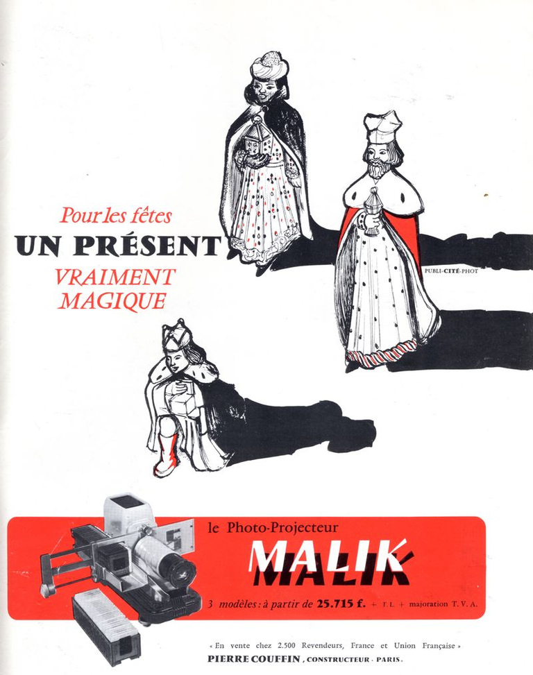 Couffin - Photo-Projecteur Malik - décembre 1957 - Photo-Cinéma