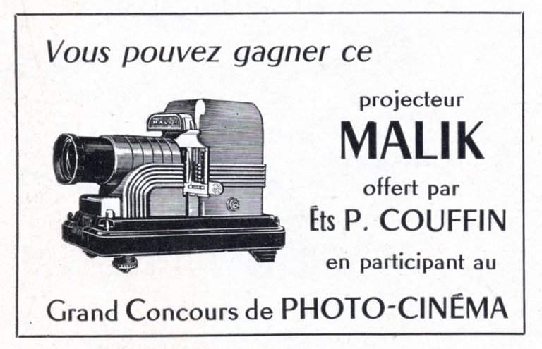 Couffin - Photo-Projecteur Malik - 1960
