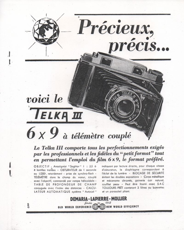 Demaria-Lapierre-Mollier - Telka III - 5 mai 1949 - Le Photographe