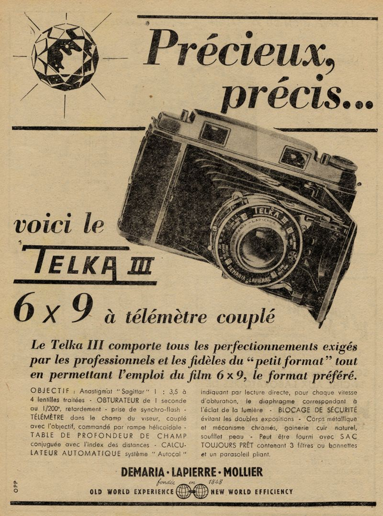 Demaria-Lapierre-Mollier - Telka III - 1949