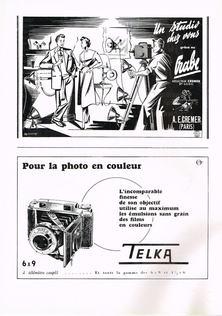 Demaria-Lapierre-Mollier - Telka III - mars 1953 - Photo-Cinéma