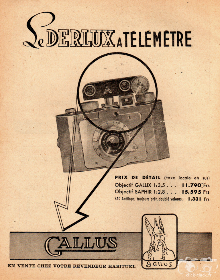Gallus - Derlux - novembre 1947 - Photo-Cinéma