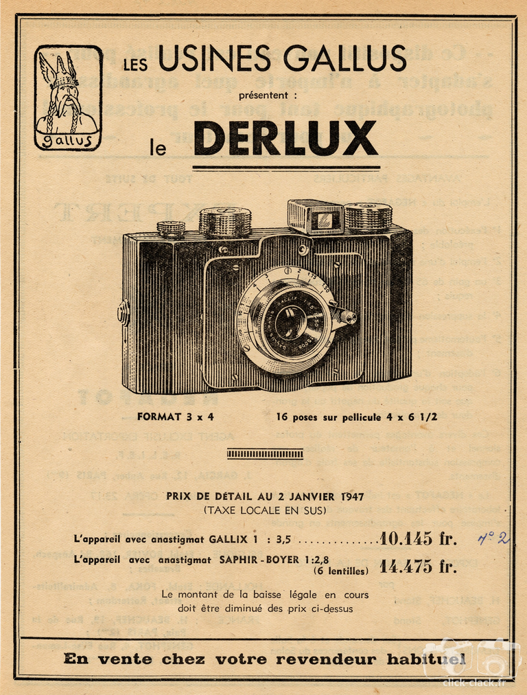 Gallus - Derlux - 1947