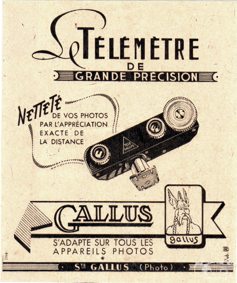 Gallus - Télémètre - mars 1948 - Photo-Cinéma