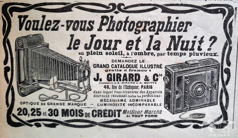 Girard J. et Cie - 21 juillet 1907 - Le Pêle-mêle 13e année n°13