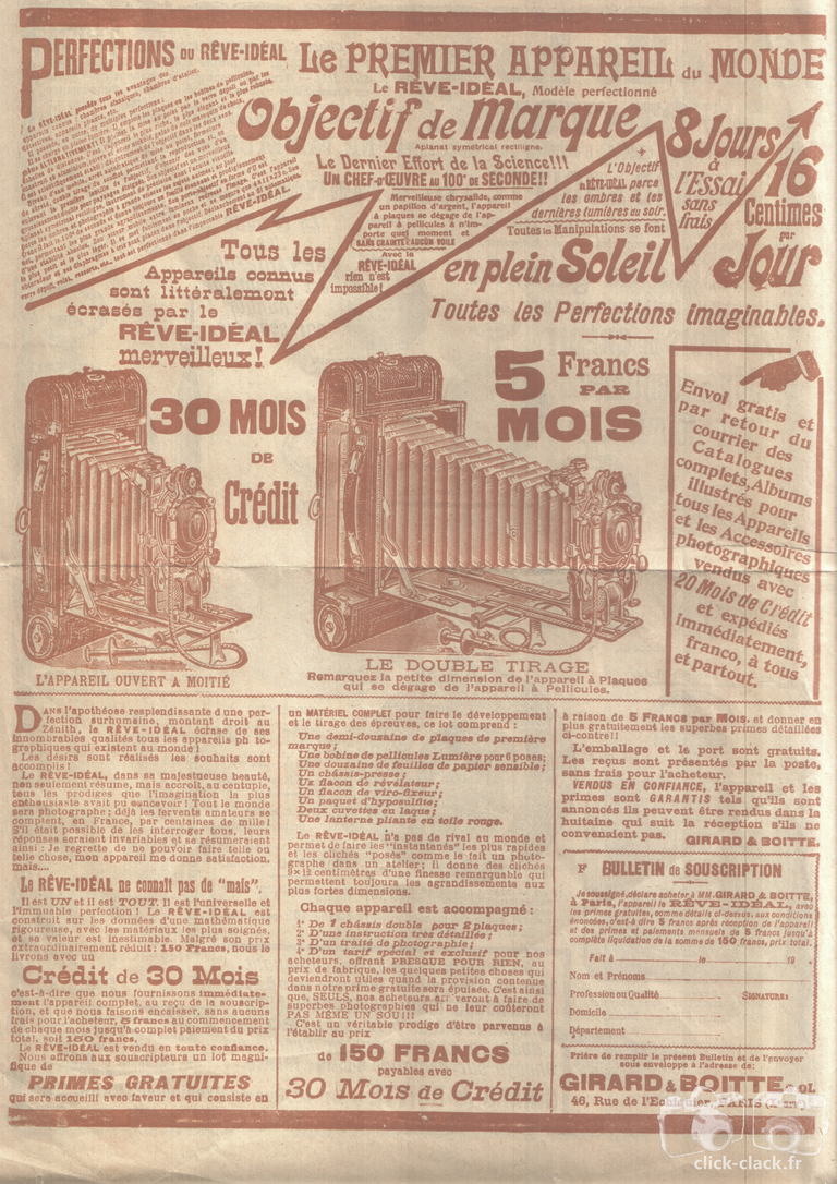 Girard & Boitte - Le Rêve-Idéal - page 1